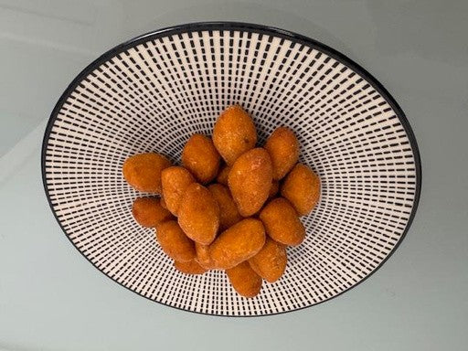 Billes de Panisse au Piment Fumé de Tunisie – suggestion de présentation à l’assiette