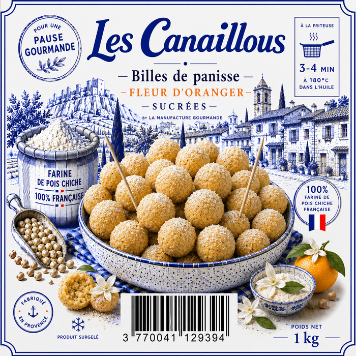 Billes de Panisse à la Fleur d'Oranger