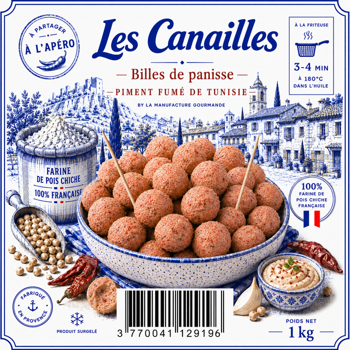 Billes de Panisse au Piment Fumé de Tunisie